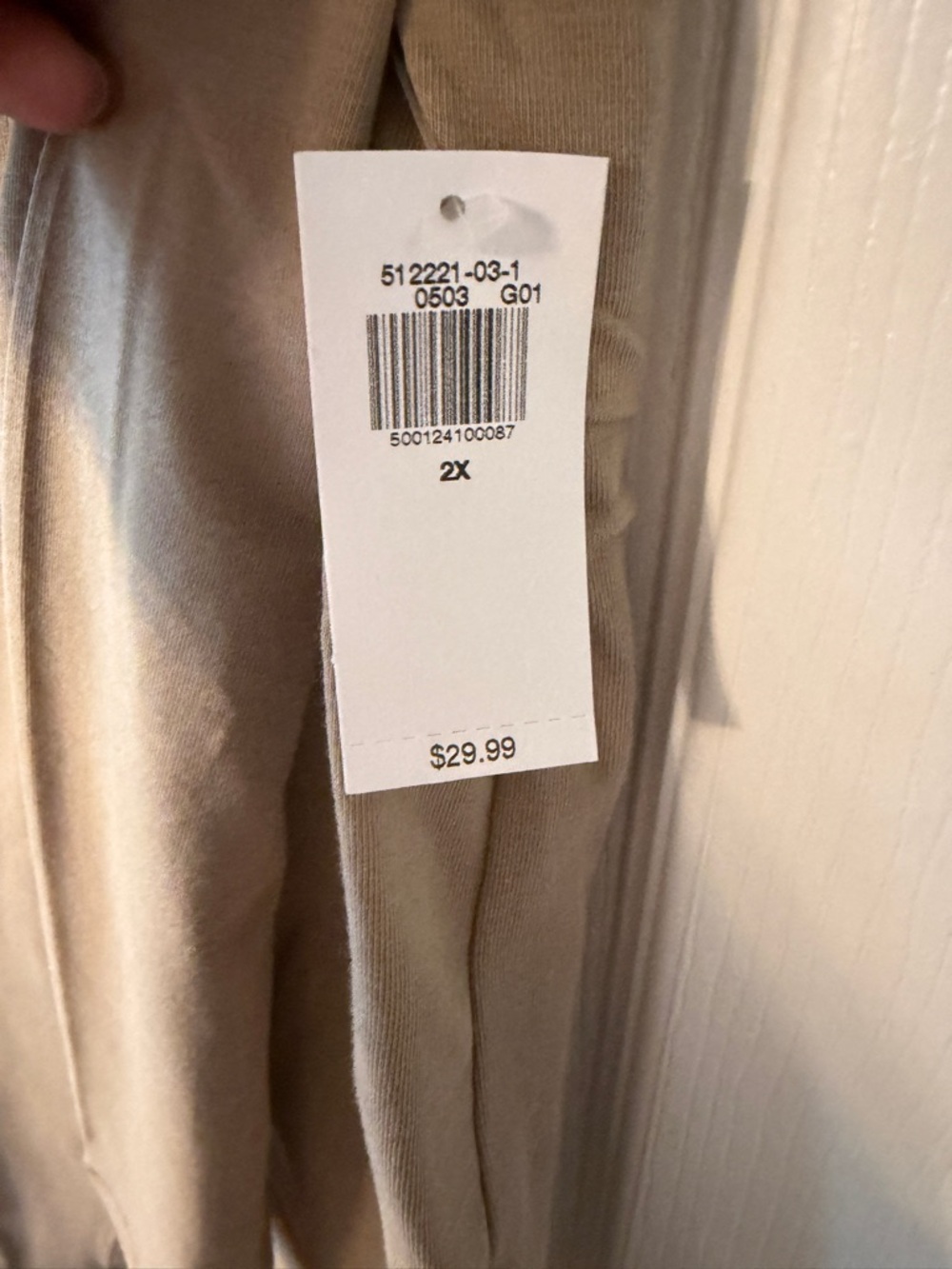 Old Navy Taupe Scoop Neck Long Sleeve Bodysuit - Picture 2 of 6